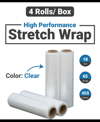 Protect Your Shipments With Our Heavy-Duty Clear Stretch Film!